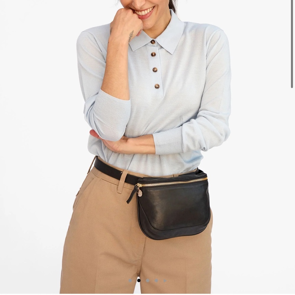 Clare V Black Fanny Pack - Picture 2 of 8